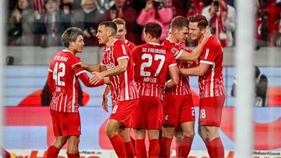 فرايبورج يضرب يونيون برلين 1/4 ويرتقي لوصافة الدوري الألماني 