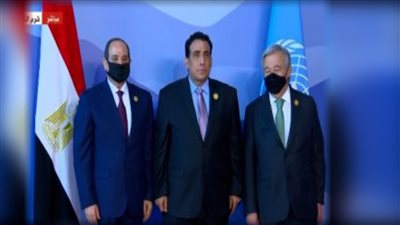 السيسي وجوتيريش يستقبلان رئيس المجلس الرئاسي الليبي 