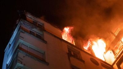 إنتداب المعمل الجنائى لبيان سبب حريق شقتين بالبراجيل 