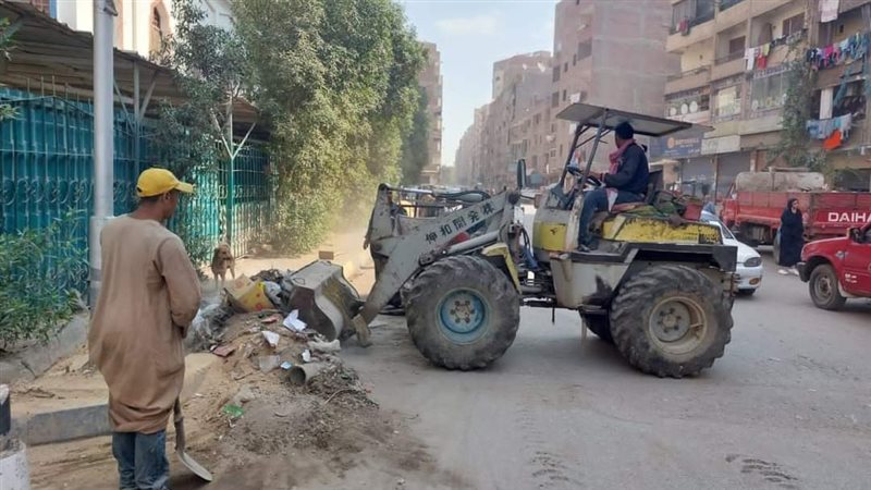 رفع مخلفات قمامة