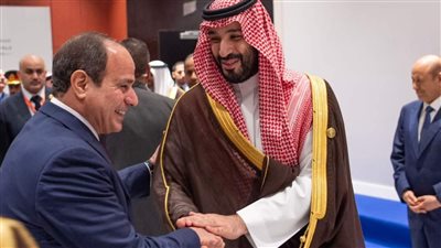  الرئيس السيسي يلتقي ولي عهد السعودية بالرياض