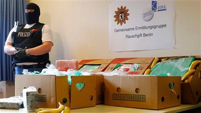ضبط 635 كيلو كوكايين بشحنة موز في ألمانيا