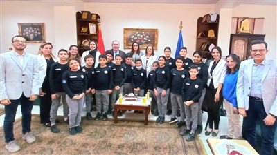 نائب محافظ البحيرة تهنئ 16 طالبا تأهلوا لنهائيات المنتدى الأفريقي للابتكار