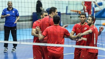 رجال طائرة الأهلي يواجهون مصر للبترول بالدوري 