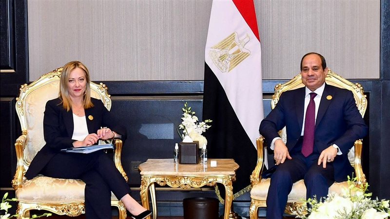 الرئيس السيسي ورئيسة