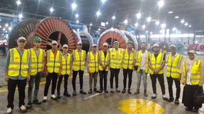 دورات تدريبية بشركات كبرى لطلاب هندسة القناة | صور