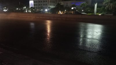 تساقط أمطار خفيفة على الإسكندرية 