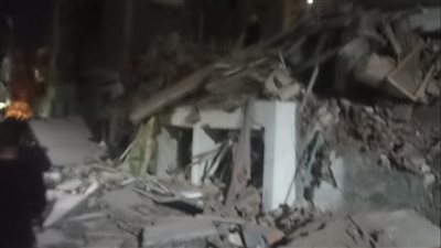 انهيار عقار بالدخيلة والبحث عن مفقود ونجاة باقي قاطنيه