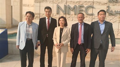 المبعوث الخاص لرئيس الجمهورية الكورية تزور المتحف القومي للحضارة