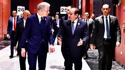 برنامج عمل مكثف للرئيس السيسي اليوم الأربعاء في قمة المناخ 2022