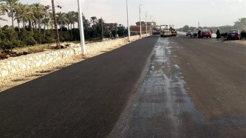 رصف وتطوير طريق الإسماعيلية
