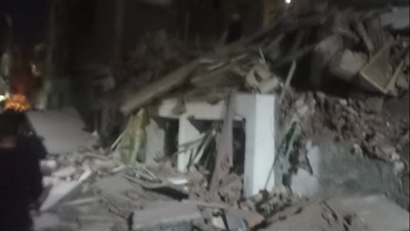العقار المنهار بالإسكندرية