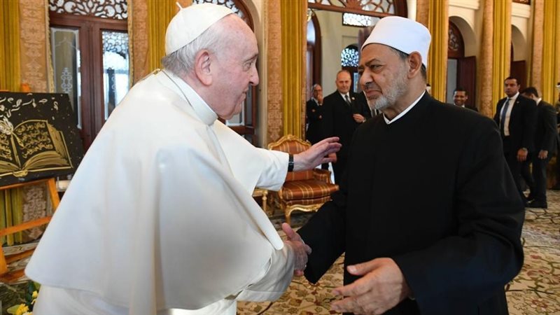 شيخ الأزهر وبابا