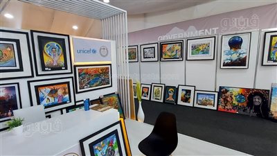 إقبال المشاركين في مؤتمر المناخ على جناح التربية والتعليم بالمنطقة الخضراء