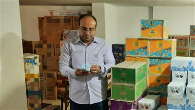 ضبط  سلع تموينية بـ15 ألف جنيه في فرع 