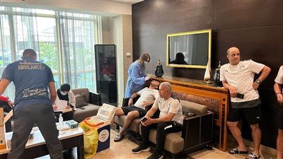 سلبية مسحة منتخب الناشئين قبل مواجهة تونس |صور