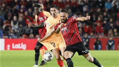 أتلتيكو مدريد يخسر من مايوركا 0-1 في الليجا 