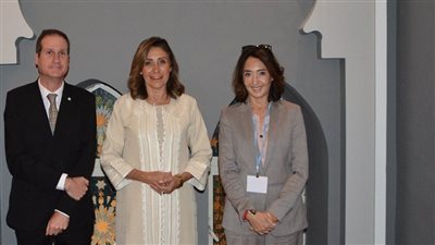 وزيرة الثقافة تلتقي الأميرة الأردنية ريم علي بقمة المناخ بشرم الشيخ | صور