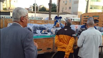 التموين تشرف على بيع 55 طن أرز بالسعر الرسمي في دمياط | صور 