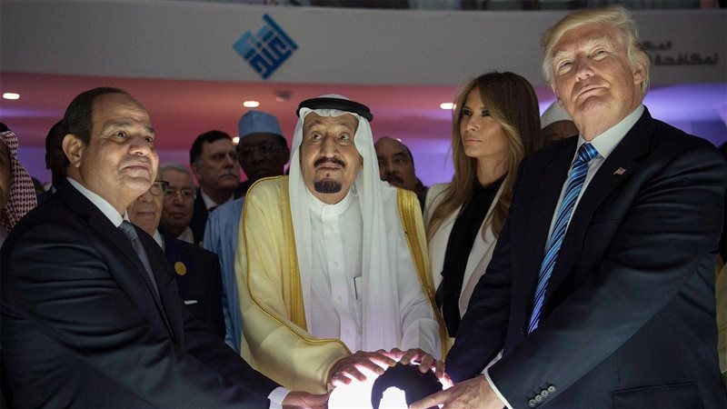 ترامب والملك سلمان