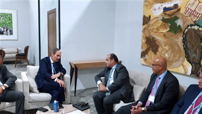 وزير التجارة والصناعة يلتقي الرئيس التنفيذي لشركة بيبسيكو العالمية لأفريقيا والشرق الأوسط