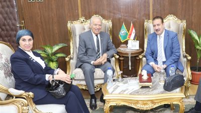 محافظ المنوفية يستقبل وفد الليونز لبحث التعاون المشترك 