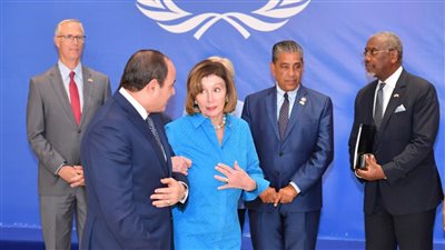 السيسي يستقبل نانسي بيلوسي رئيسة مجلس النواب الأمريكي