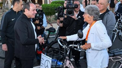 تعرف على قصة السيدة السويدية التي التقاها السيسي اليوم في شرم الشيخ