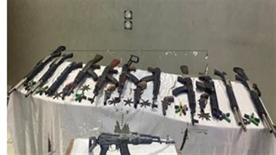 حملة أمنية بأسيوط تضبط 28 قطعة سلاح نارى و8 قضايا مخدرات 