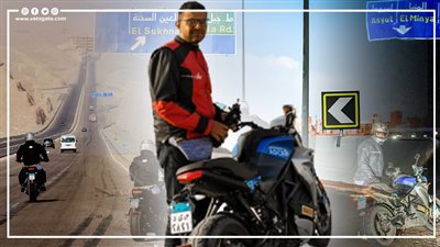 سافر في أطول رحلة على دراجة كهربائية.. حكاية المغامر المصري علي عبده للتوعية بالتغيرات المناخية | فيديو وصور