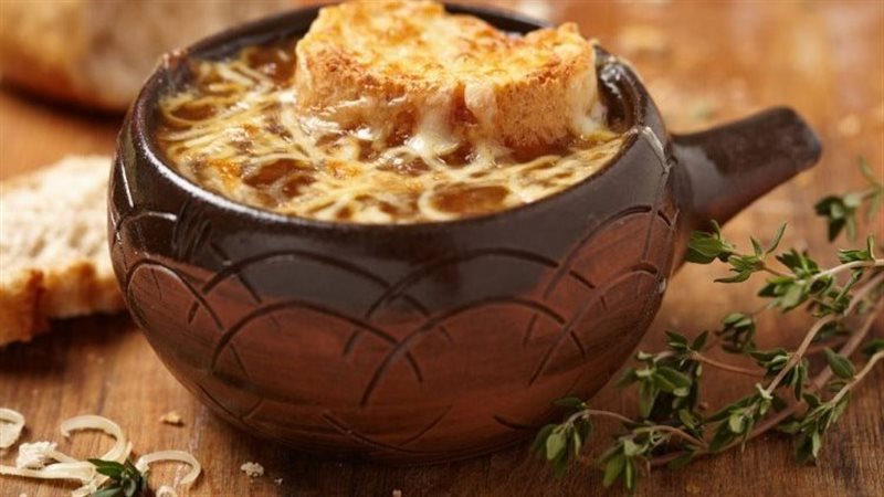 شوربة البصل 