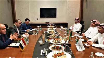 وزير التجارة يلتقي نظيره السعودي لبحث تطوير العلاقات الصناعية والاستثمارية بين البلدين 