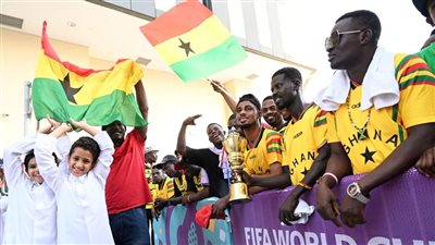 جمهور غانا يصنع الحدث في شوارع قطر- صور 