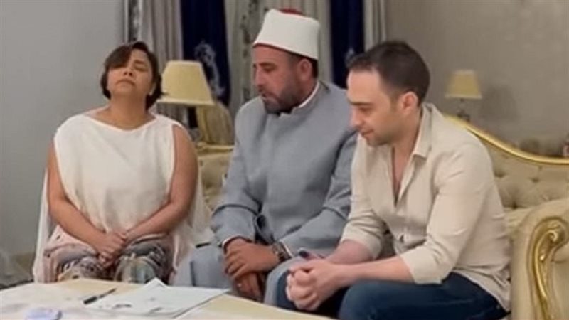 عقد قران شيرين وحسام