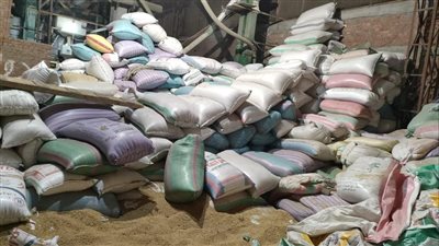 ضبط مضرب أخفى 45 طن أرز وشعير  بالإسماعيلية| صور 