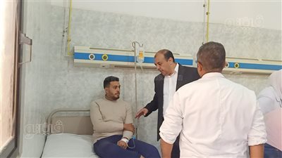 خروج اثنين من مصابي حادث أجا بالدقهلية بعد تماثلهم للشفاء 