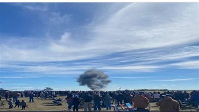 اصطدام طائرتين أمريكيتين خلال عرض جوي في تكساس