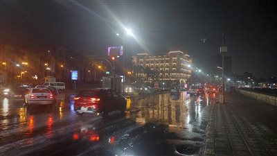 10 صور ترصد هطول الأمطار على محافظة الإسكندرية 