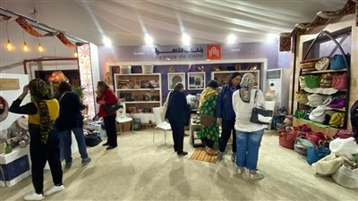 زوار قمة المناخ يتفقدون معرض تراثنا في المنطقة الخضراء