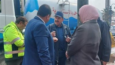 صرف الإسكندرية: رفع تجمعات الأمطار من منطقة العجمى في أقرب وقت 