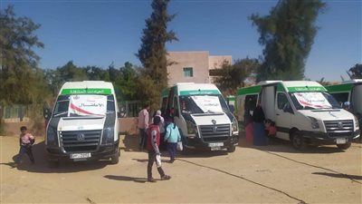 إطلاق ٨ قوافل طبية اليوم للكشف والعلاج مجانا ضمن مبادرة حياة كريمة