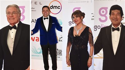  مادلين طبر ومصطفى فهمي وباسم سمرة على ريد كاربت مهرجان القاهرة السينمائي|فيديو وصور