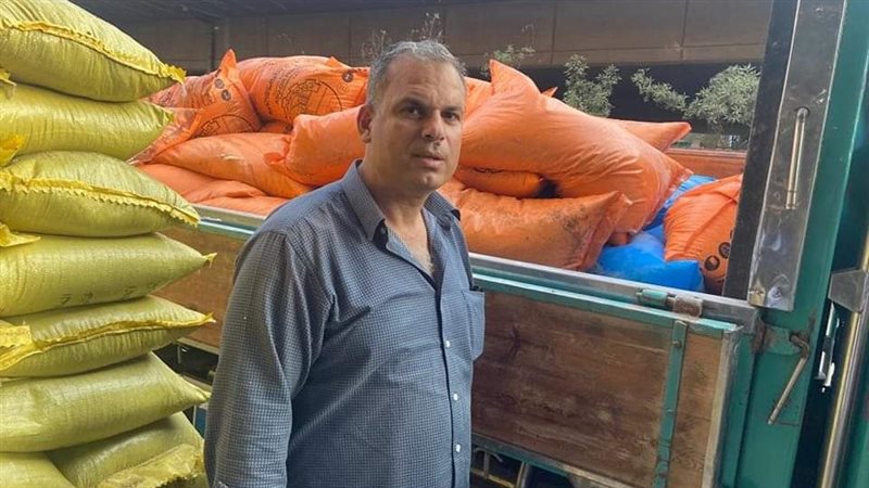 ضبط سلع غذائية في