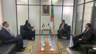 نيفين جامع تبحث التعاون المشترك مع وزير المؤسسات الناشئة والصغيرة في الجزائر 