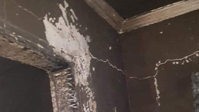 بالصور.. سيدة تتهم زوجها بإشعال النيران في الشقة لطلبها الطلاق