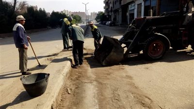 حملة لإزالة ورفع التعديات والمخلفات ببولاق الدكرور