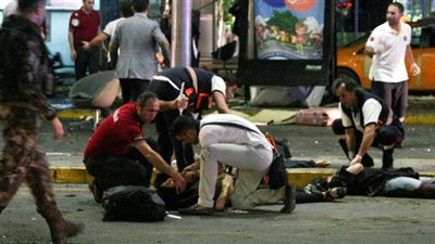 أول فيديو لانفجار منطقة حي الفاتح في مدينة إسطنبول التركية