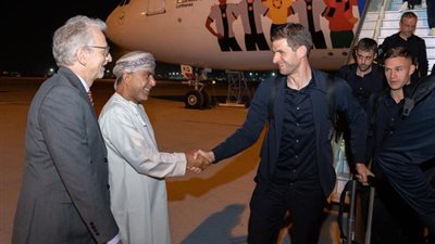 منتخب ألمانيا يصل عمان قبل المشاركة في كأس العالم 