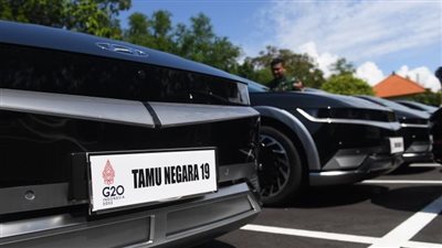لدعم الطاقة المستدامة.. انتشار 1452 سيارة كهربائية خلال قمة G20 في إندونيسيا