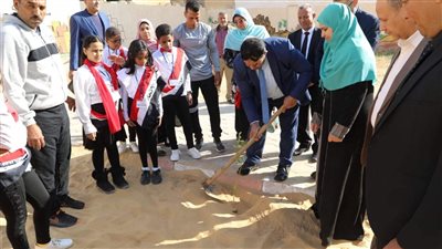 إطلاق مبادرة الركن الأخضر في مدارس الوادي الجديد | صور